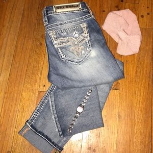 Rock Revival Betty Skinny Stretch Cropped Jean